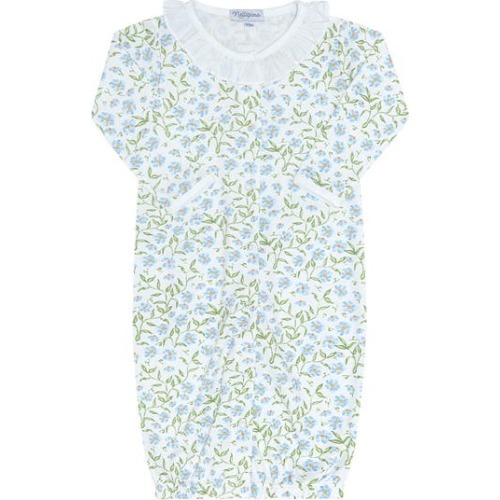 Blue Vines Print Converter Gown - Baby