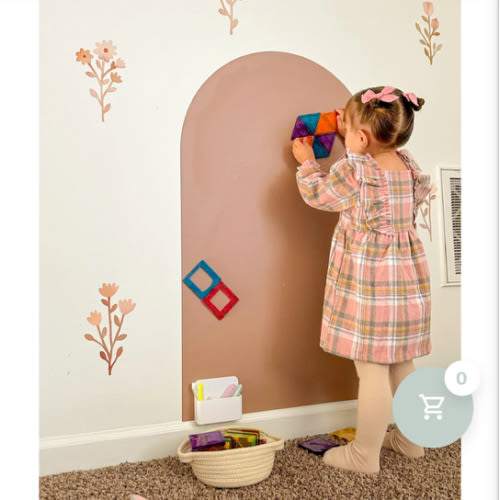 Magic Playwall - Arch Magnetic Art Wall Decal for Kids