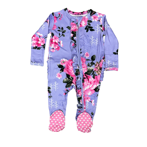 Violet Baby Ruffle Pajama