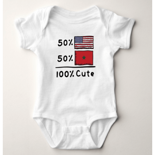 50% American 50% Moroccan 100% Cute
