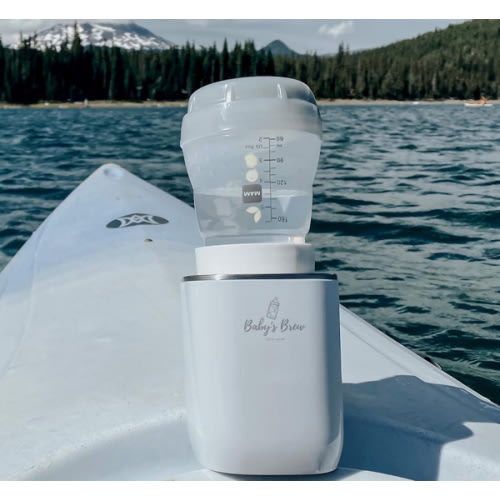 Baby’s Brew Bottle Adapter for The Baby’s Brew Portable Warmer Adapters for Milk Warmers, Leak-Proof and Easy-to-Clean Design, Compatible with Mam, Lansinoh, nanobebe Wideneck, and Pigeon