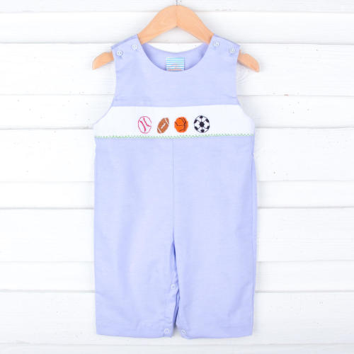 Sports Smocked Light Blue Longall