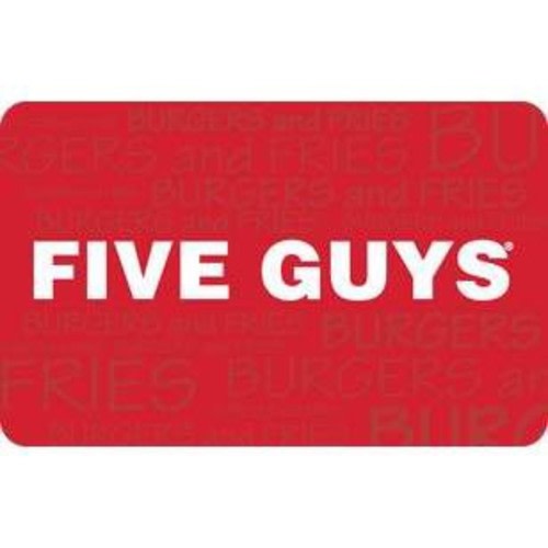 Five Guys Gift Card (Email Delivery)