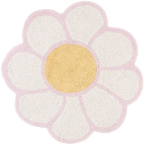 Vermont VRM476 Machine Washable Tufted Indoor Accent Rug - Ivory/Light Pink - 4' Round - Safavieh