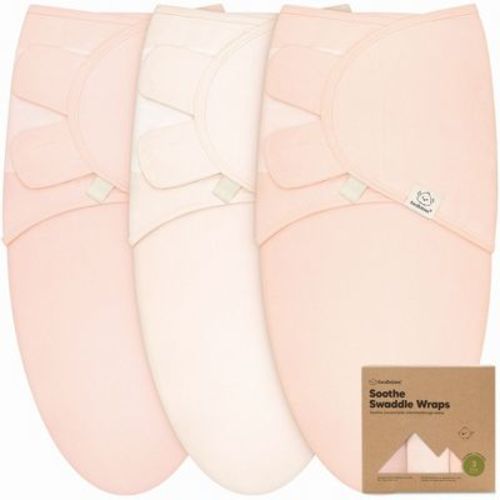KeaBabies 3pk Organic Baby Swaddle Sleep Sacks, Newborn Baby Swaddles Wrap 0-3 Months, Ergonomic Wearable Swaddle Blanket