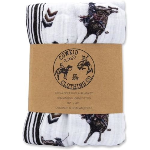 Muslin Cowkid Blankets (Bull Rider)