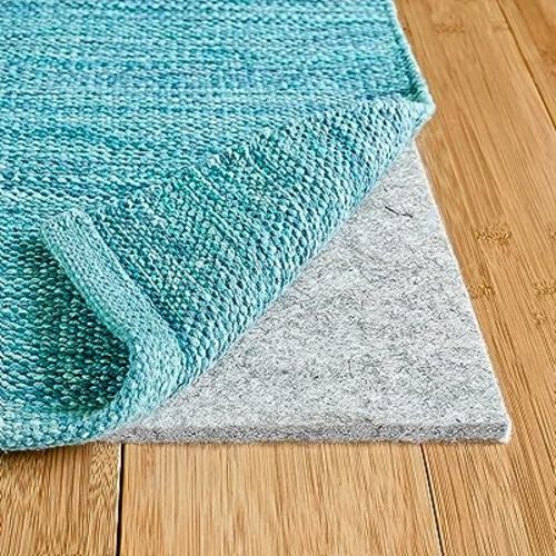 RUGPADUSA - Basics - 8'x10' - 1/4" Thick - 100% Felt - Protective Cushioning Rug Pad - Safe for All Floors and Finishes Including Hardwoods