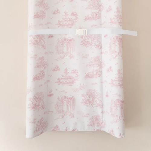 Spring Toile Pink Contour Change Pad | The Gilded Bird – The Gilded Bird US