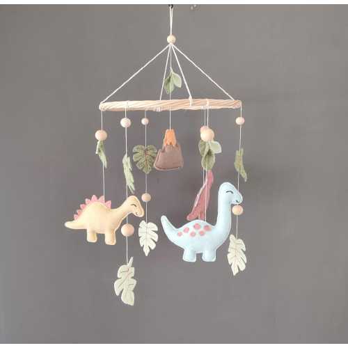 Dinosaur theme baby mobile
