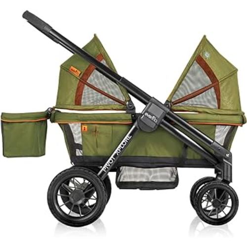Evenflo Pivot Xplore All-Terrain Stroller Wagon (Ranger Green)