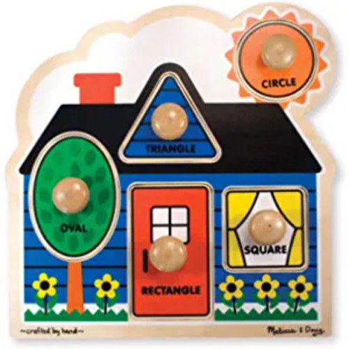 Melissa & Doug First Shapes Jumbo Knob Wooden Puzzle