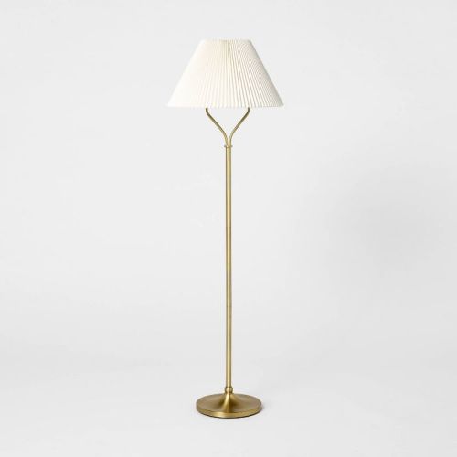 Brass Metal Stem Floor Lamp - Threshold™ Designed With Studio Mcgee