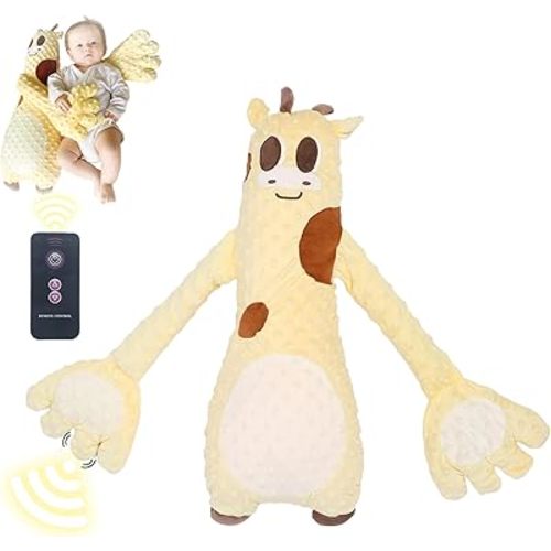 Baby Patter for Sleep, Baby Startle Prevention Sleep Aid Companion,Third Gear Adjustable Simulation of Mother's Automatic Palm Slapping Toddler Pillows for Baby Butt Patter for Sleep 23in