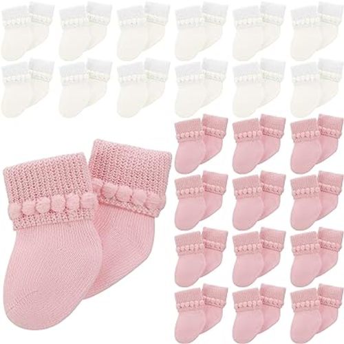 Bonuci Preemie Socks Premature Baby Cotton Bubble Preemie Socks NICU for Newborn Girls Boys