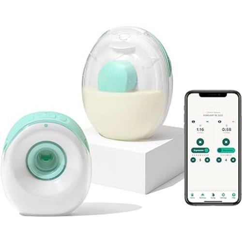 Willow Go - Hands Free Breast Pump - Wearable Breastfeeding Pump - Portable, Electric, Cordless, & 9 Levels of Hospital Grade Suction Strength - Postpartum Essentials - Double Breast Pump