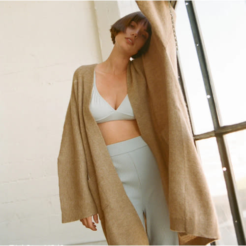 Mama + BB Nursing Cardigan - Fawn
