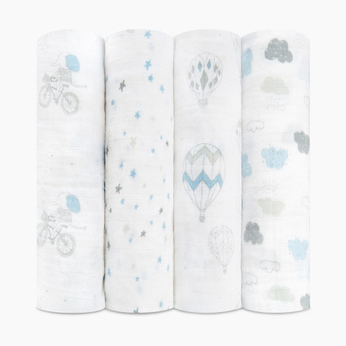 Aden + Anais Classic Swaddle (4 Pack) - Night Sky Reverie