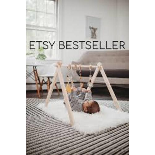 Wee Little Hedgehog Wooden Baby Play Gym