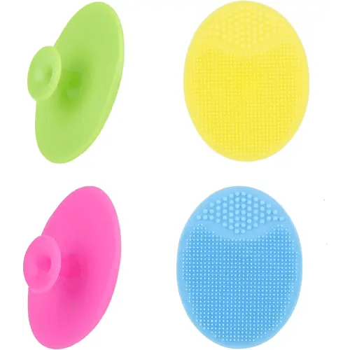 Face Scrubber,Soft Silicone Facial Cleansing Brush Pad Exfoliator Scrub Scrubby for Massage Pore Blackhead Removing Exfoliating-Unique Cool Fun Christmas Gift Present for Girl Sister Best Friend Women