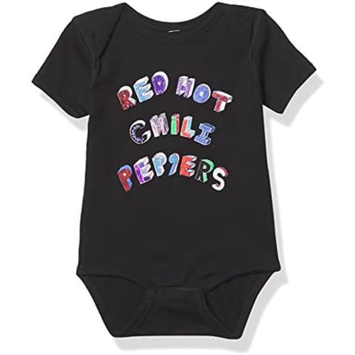 Red Hot Chili Peppers unisex-baby Official Cartoon Onesie
