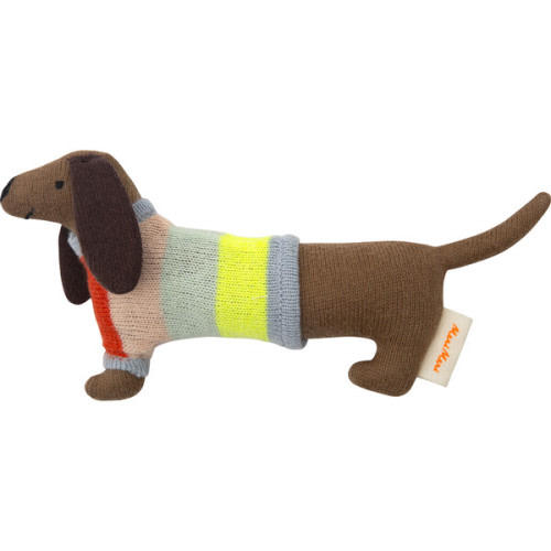 Sausage Dog Baby Rattle - Meri Meri Teethers & Rattles | Maisonette
