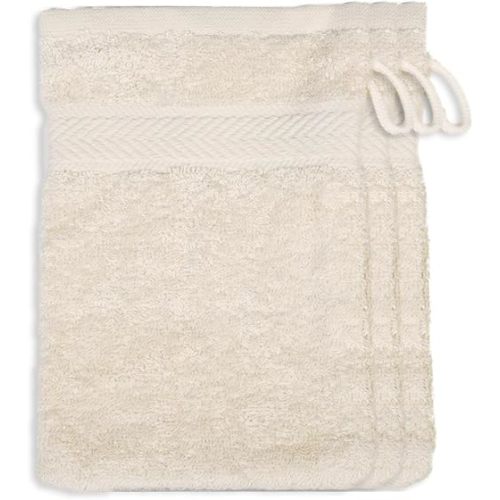 Organic Cotton Bath Mitt - Pack of 3, Ultra Soft and Hypoallergenic,GOTS Certified 100% Organic Cotton with Hanging Loop, Undyed and Unbleached