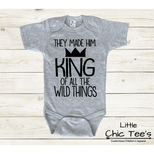 Where The Wild Things Are Bodysuit, wild things one piece, wild things bodysuit, where the wild things are, wild things baby shirt