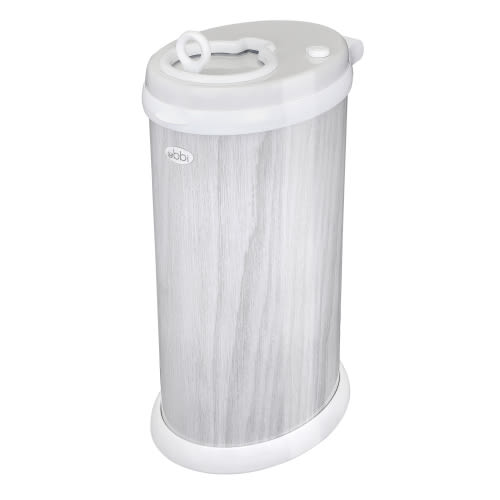 Free Shipping! Ubbi Steel Diaper Pail, Odor Locking, No Special Bag Required, Award-Winning, Registry Must-Have, Woodgrain
