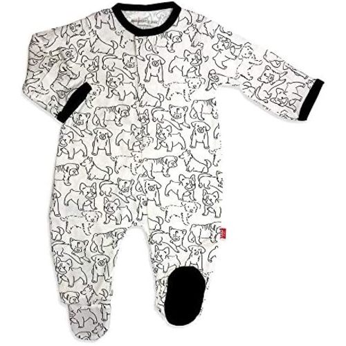 Magnetic Me Footie Pajamas Soft Modal Baby Sleepwear with Quick Magnetic Fastener | Boys and Girls Sleeper Preemie-24 Months