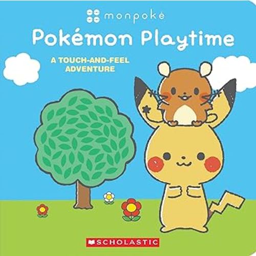 Pokémon Playtime: A Touch and Feel Adventure (Monpoké Board Book) (Pokemon Monpoké)