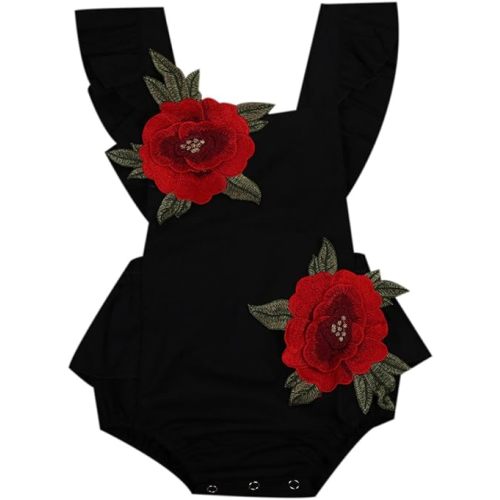 Baby Girls Jumpsuit Newborn Infant Kids Floral Clothes Summer Romper Bodysuit Sundress Outfits