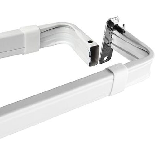 Rod Desyne Lockseam 2-Inch Clearance Window Curtain Rod, 28 to 48-Inch