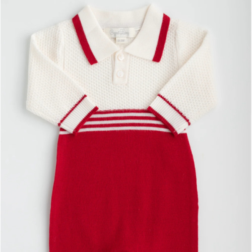 Stewart Longall RED | Holiday Style for Little Boys | Cygnet Living | 3-6M