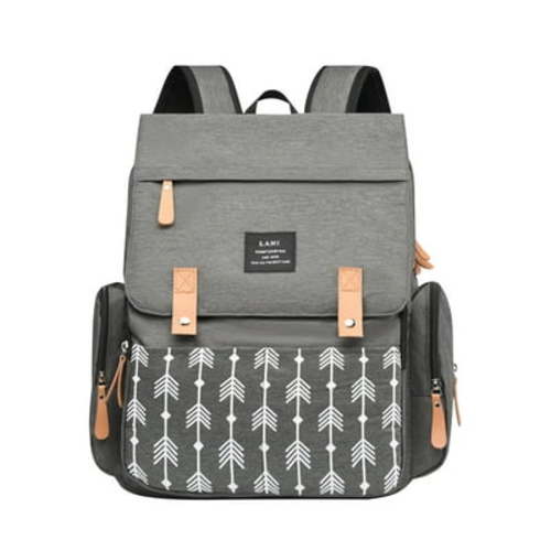 TOPRenddon Diaper Bag Backpack, Upgraded Large Capacity Multifunction Nappy Bags, Waterproof Baby Bag Floral Insulated Sturdy Travel Maternity Back Pack for Baby Girls with Diaper Pad Bottle Bag