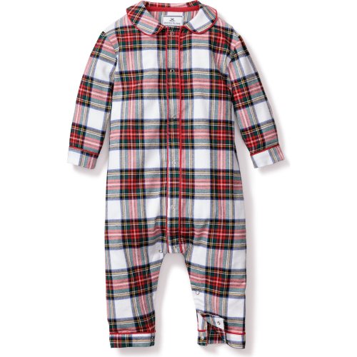 Cambridge Romper, Balmoral Tartan - Petite Plume Rompers 3/6m