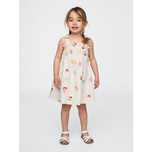 Baby & Toddler Smocked Bow-Strap Dress | Gap