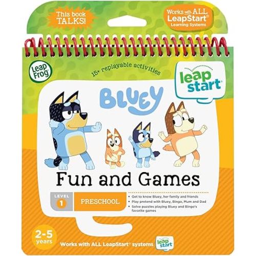 LeapFrog LeapStart Bluey Fun and Games