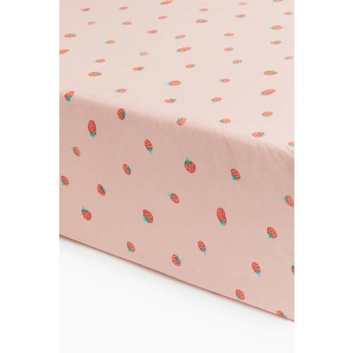 PATTERNED COTTON FITTED SHEET