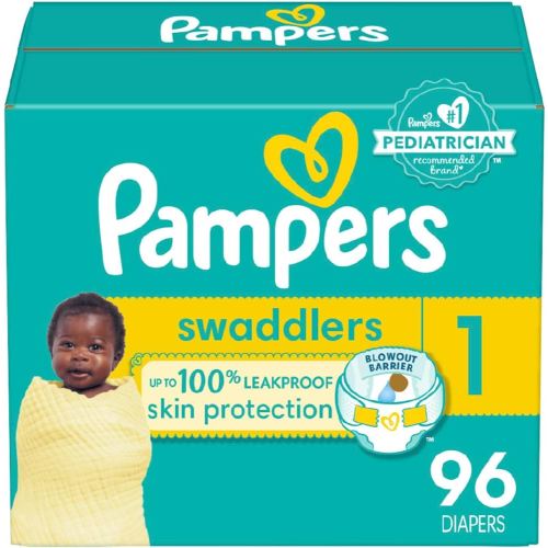 Amazon.com: Pampers Baby Diapers - Swaddlers - Size 0, 84 Count, Ultra Absorbent Disposable Newborn Diaper