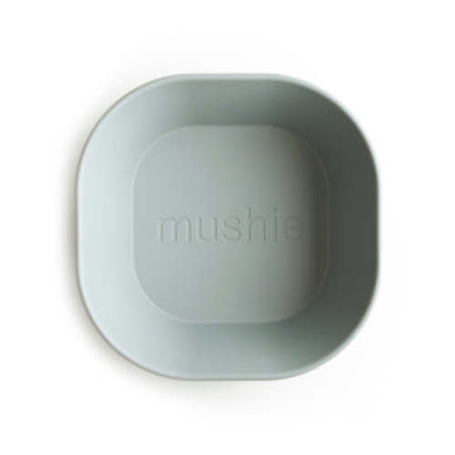 Mushie Baby Square Dinnerware Bowl, Set of 2