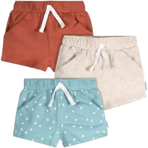 Onesies Brand Unisex Baby 3-Pack Knit Shorts