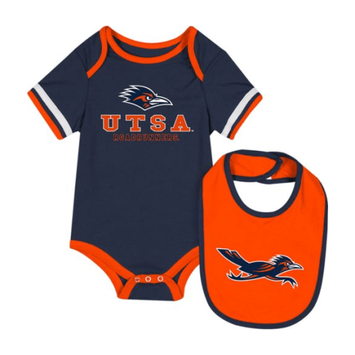 University of Texas San Antonio Infant's Roadrunners Bodysuit Bib Set