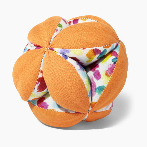 Lovevery Montessori Organic Ball, Baby Toy - 12 Weeks+.