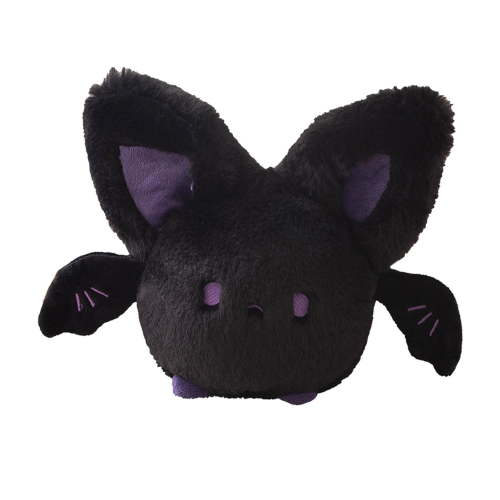 Twinkseal Bat Plush Toy for Table Display Halloween Bat Plush White/black Cartoon Fat Bat Plushies Ornament Pp Cotton Stuffed for Halloween Bedroom Room