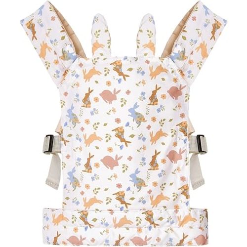 Lictin Baby Doll Carrier, Front and Back Doll Accessories Carrier for Little Girls, with Adjustable Straps for Stuffed Animal Reborn Baby Doll
