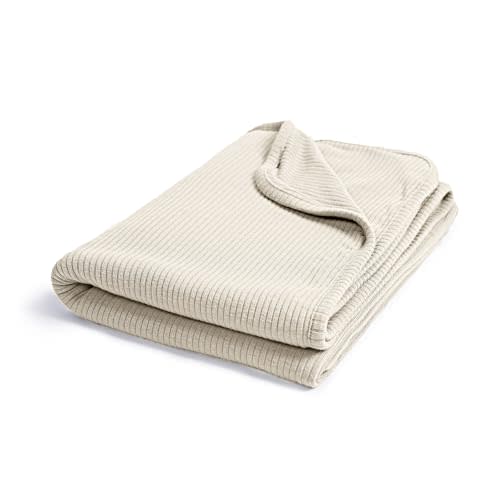 BubblePanda Ultra-Soft Rayon Made from Bamboo Baby Blanket - 30x40 Inches Double-Layer Swaddle Blanket, Breathable & Hypoallergenic, Lightweight Nursing Cover, Stroller Blanket for Infants & Toddlers