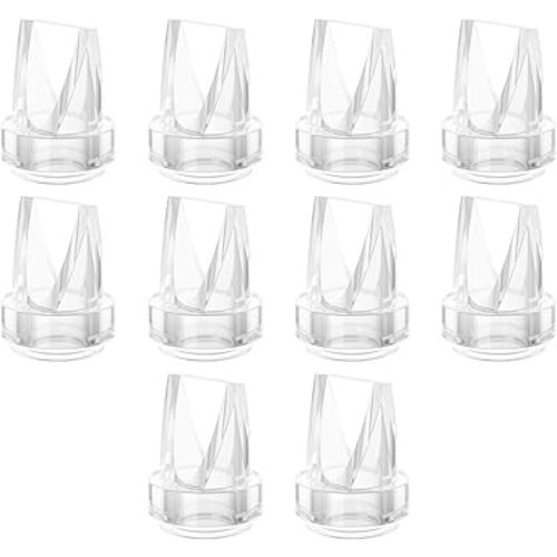 10PCS Duckbill Values Compatible with eufy E10 S1 S1 Pro MomMed S21,S32 Breast Pump Replacement Pump Parts Accessories
