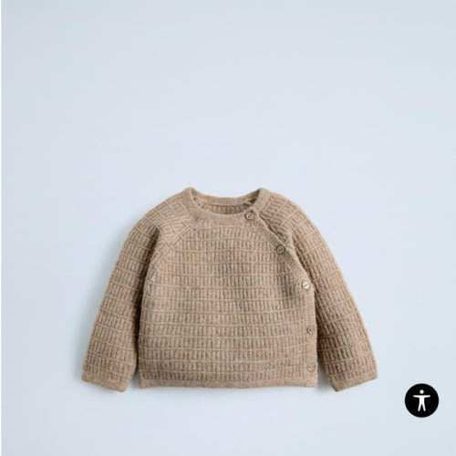 TEXTURED KNIT SWEATER - Light brown | ZARA United States