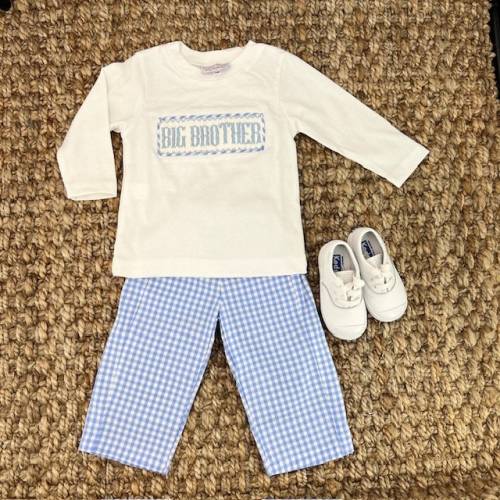 Big Brother Smocked Shirt