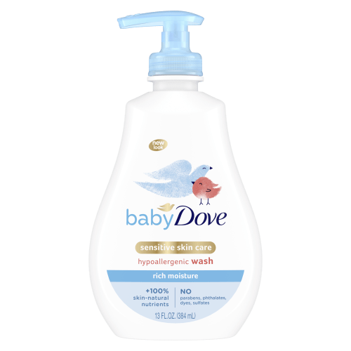 Rich Moisture Hypoallergenic Wash – Baby Dove